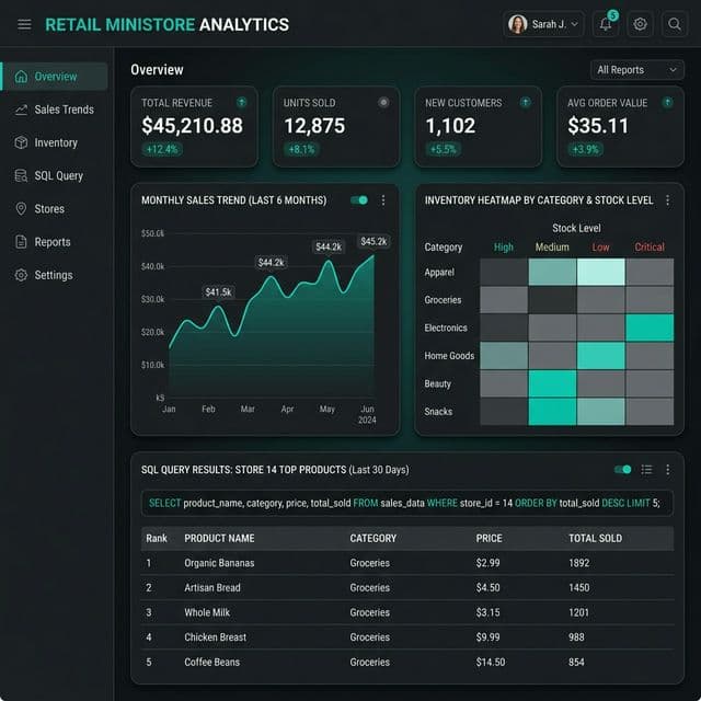 MiniStore Database Analytics